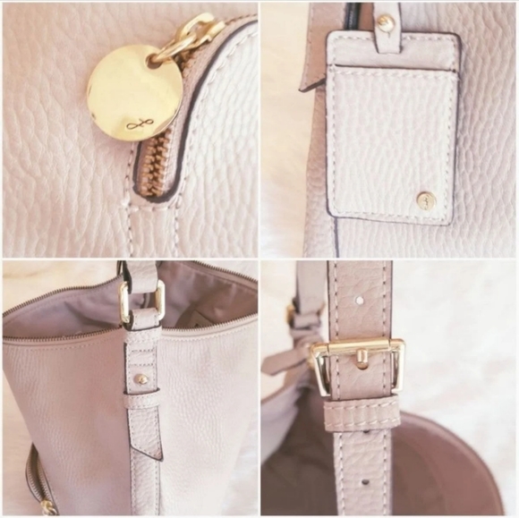 NWOT The Limited Beige Shoulder Bag 2 tiny spots - Picture 2 of 10